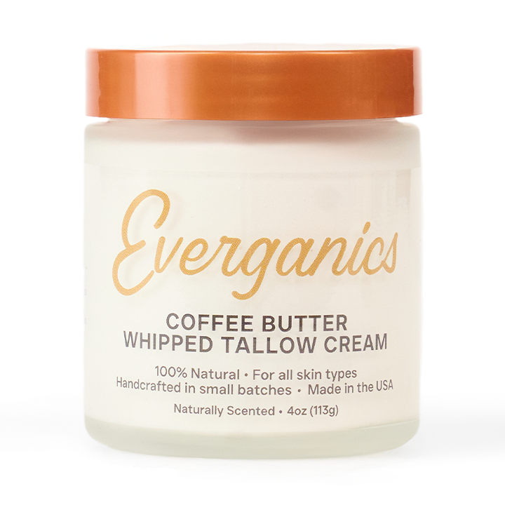 Organic Whipped Beef Tallow Balm - Coffee Butter