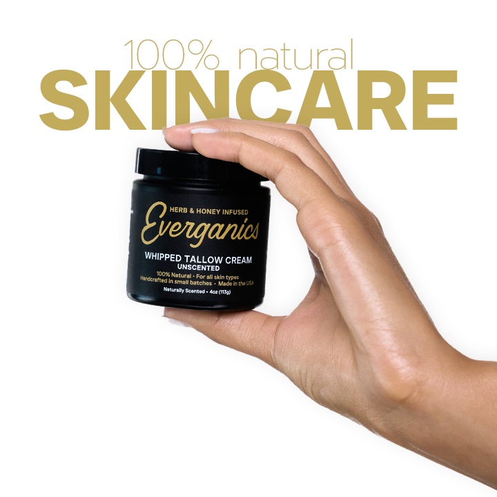 Organic Whipped Beef Tallow Balm - Unscented