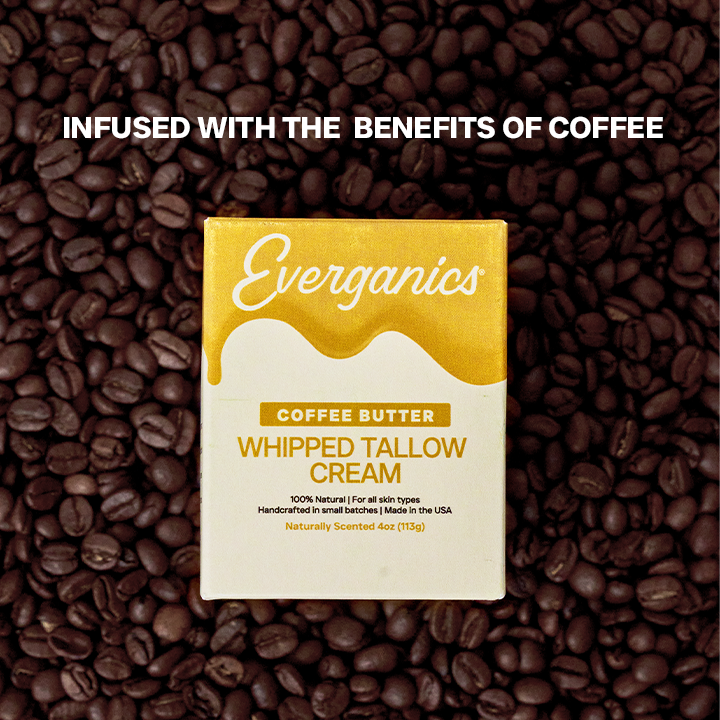 Organic Whipped Beef Tallow Balm - Coffee Butter