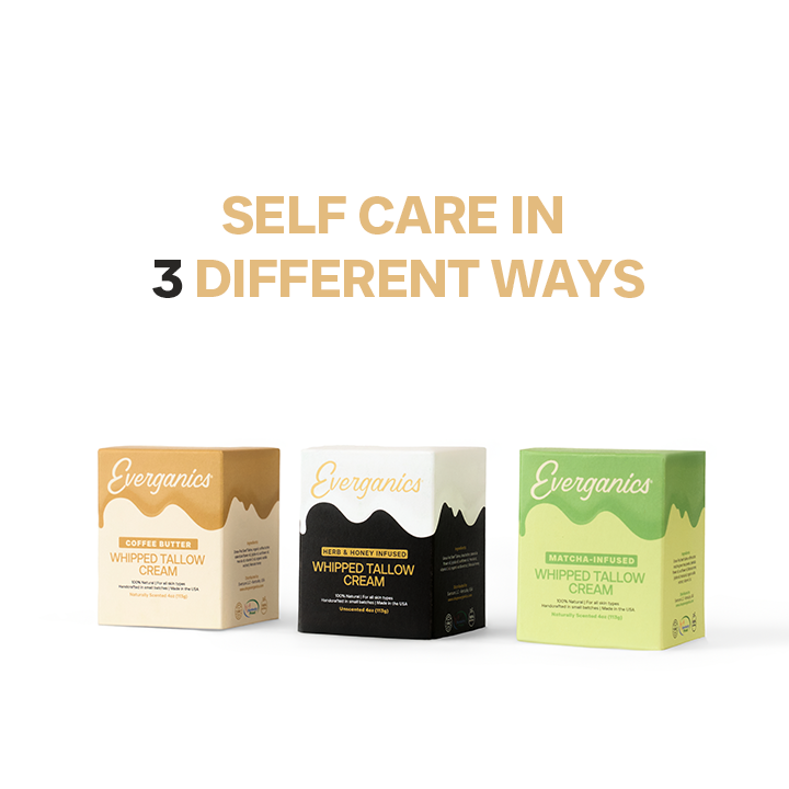 Organic Whipped Beef Tallow Balm - Coffee Butter