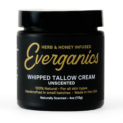 Organic Whipped Beef Tallow Balm - Unscented