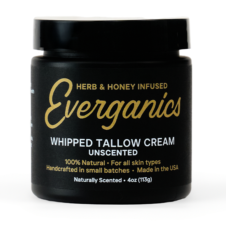 Organic Whipped Beef Tallow Balm - Unscented